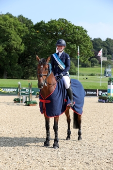 Daniella Johnston takes the 1.25m Restricted Rider Championship